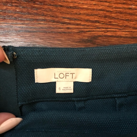 Dark teal pencil skirt - Picture 3 of 4